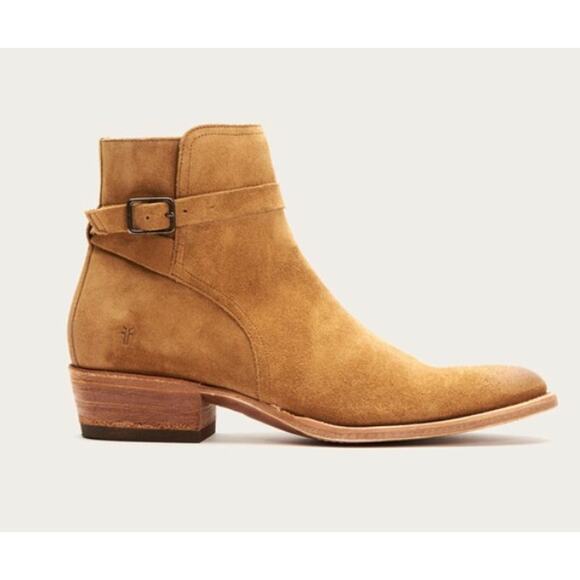 Frye Brown Suede Men's Booties - Picture 1 of 9